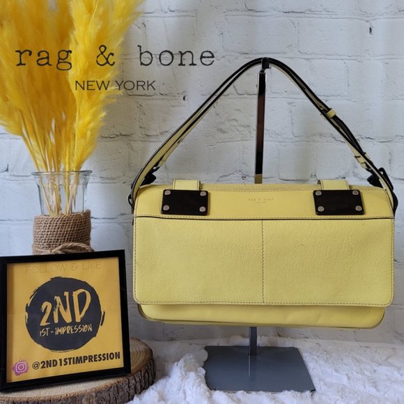 RAG & BONE Pilot Clutch Crossbody in Canary Yellow - Picture 1 of 17
